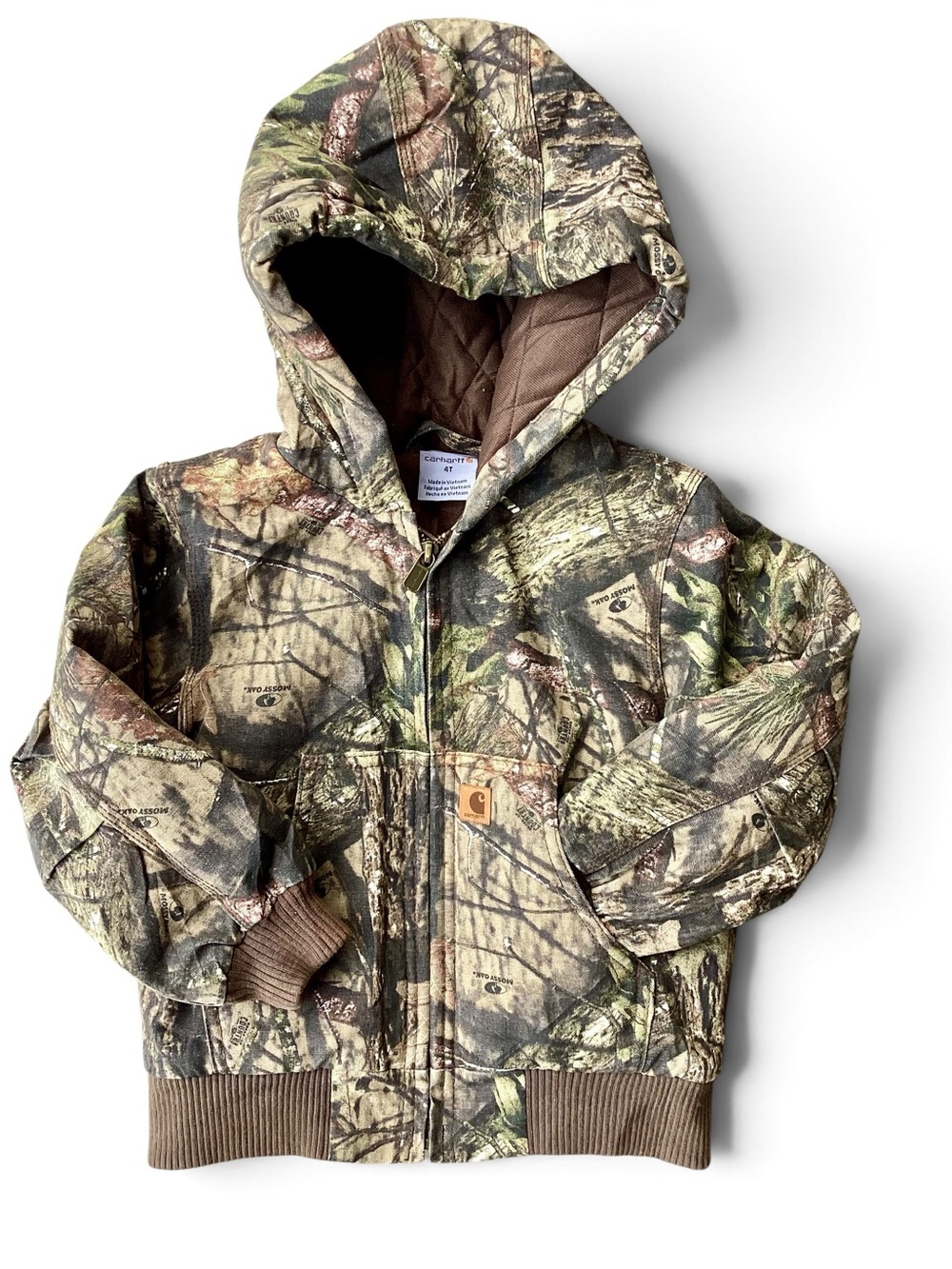 CARHARTT | Toddler Canvas Camo Active Jacket Hooded (4T)